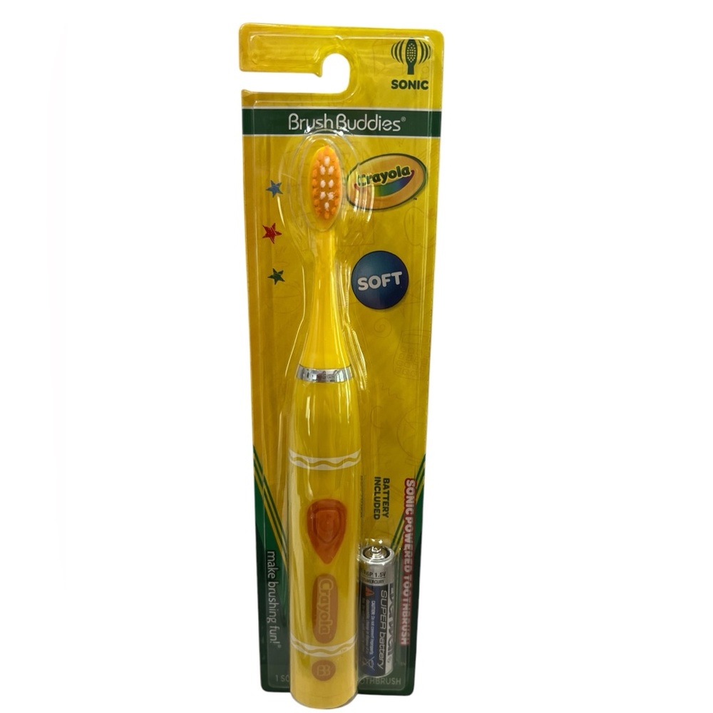 Crayola Battery Powered Sonic Electric Kids Toothbrush